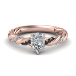Load image into Gallery viewer, pear-shaped-black-diamond-twisted-vine-engagement-ring-in-rose-gold-FD9127PERGBLACK-NL-RG