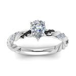 Load image into Gallery viewer, pear-shaped-black-diamond-twisted-vine-engagement-ring-in-white-gold-FD9127PERGBLACKANGLE5-NL-WG
