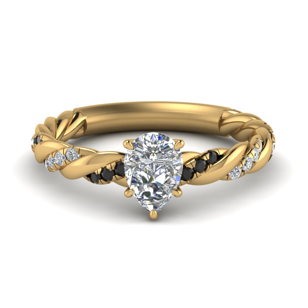 pear-shaped-black-diamond-twisted-vine-engagement-ring-in-yellow-gold-FD9127PERGBLACK-NL-YG