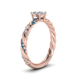 Load image into Gallery viewer, pear-shaped-blue-topaz-twisted-vine-engagement-ring-in-rose-gold-FD9127PERGICBLTOANGLE2-NL-RG
