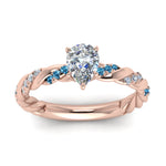 Load image into Gallery viewer, pear-shaped-blue-topaz-twisted-vine-engagement-ring-in-rose-gold-FD9127PERGICBLTOANGLE5-NL-RG

