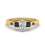 Load image into Gallery viewer, pear-shaped-channel-three-stone-diamond-engagement-ring-with-black-diamond-in-yellow-gold-FDENS205PERGBLACK-NL-YG.jpg