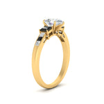 Load image into Gallery viewer, pear-shaped-channel-three-stone-diamond-engagement-ring-with-black-diamond-in-yellow-gold-FDENS205PERGBLACK-NL-YG.jpg