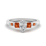 Load image into Gallery viewer, pear-shaped-channel-three-stone-diamond-engagement-ring-with-orange-sapphire-in-white-gold-FDENS205PERGSAOR-NL-WG.jpg
