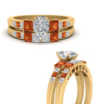 Load image into Gallery viewer, pear-shaped-channel-three-stone-diamond-engagement-ring-with-orange-sapphire-in-yellow-gold-FDENS205PEGSAOR-NL-YG.jpg
