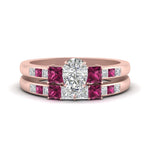 Load image into Gallery viewer, pear-shaped-channel-three-stone-diamond-engagement-ring-with-pink-sapphire-in-rose-gold-FDENS205PEGSADRPI-NL-RG.jpg
