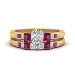Load image into Gallery viewer, pear-shaped-channel-three-stone-diamond-engagement-ring-with-pink-sapphire-in-yellow-gold-FDENS205PEGSADRPI-NL-YG.jpg
