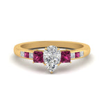 Load image into Gallery viewer, pear-shaped-channel-three-stone-diamond-engagement-ring-with-pink-sapphire-in-yellow-gold-FDENS205PERGSADRPI-NL-YG.jpg
