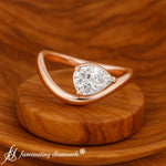 Load image into Gallery viewer, pear-shaped-curve-wave-diamond-solitaire-engement-ring-in-rose-gold-fd11566per-fancy-nl-wg

