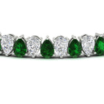 Load image into Gallery viewer, Pear Shaped Tennis Bracelet 21 Carat
