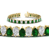 Load image into Gallery viewer, Pear Shaped Tennis Bracelet 21 Carat