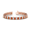 Load image into Gallery viewer, Pear Shaped Tennis Bracelet 21 Carat