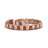 Load image into Gallery viewer, Pear Shaped Tennis Bracelet 21 Carat