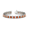 Load image into Gallery viewer, Pear Shaped Tennis Bracelet 21 Carat