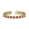 Load image into Gallery viewer, Pear Shaped Tennis Bracelet 21 Carat