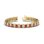 Load image into Gallery viewer, Pear Shaped Tennis Bracelet 21 Carat
