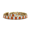 Load image into Gallery viewer, Pear Shaped Tennis Bracelet 21 Carat