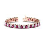 Load image into Gallery viewer, Pear Shaped Tennis Bracelet 21 Carat
