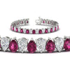 Load image into Gallery viewer, Pear Shaped Tennis Bracelet 21 Carat