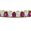 Load image into Gallery viewer, Pear Shaped Tennis Bracelet 21 Carat