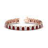 Load image into Gallery viewer, Pear Shaped Tennis Bracelet 21 Carat