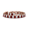Load image into Gallery viewer, Pear Shaped Tennis Bracelet 21 Carat