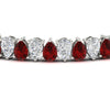 Load image into Gallery viewer, Pear Shaped Tennis Bracelet 21 Carat