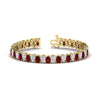 Load image into Gallery viewer, Pear Shaped Tennis Bracelet 21 Carat