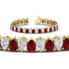 Load image into Gallery viewer, Pear Shaped Tennis Bracelet 21 Carat