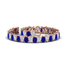 Load image into Gallery viewer, Pear Shaped Tennis Bracelet 21 Carat