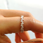 Load image into Gallery viewer, pear-shaped-diamond-eternity-band-in-rose-gold-FDEWB8931PER-NL-RG
