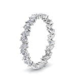 Load image into Gallery viewer, pear-shaped-diamond-eternity-band-in-14k-white-gold-FDEWB8931-1.30-CT-F1
