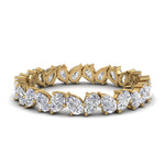 Load image into Gallery viewer, pear-shaped-diamond-eternity-band-in-yellow-gold-FDEWB8931PER-NL-YG
