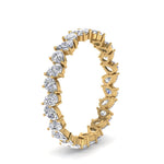 Load image into Gallery viewer, pear-shaped-diamond-eternity-band-in-yellow-gold-FDEWB8931PER-NL-YG
