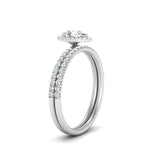 Load image into Gallery viewer, pear-shaped-diamond-halo-wedding-ring-set-in-white-gold-FD8523PE-NL-WG
