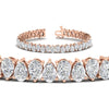 Load image into Gallery viewer, Pear Shaped Tennis Bracelet 21 Carat