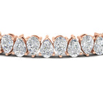 Load image into Gallery viewer, Pear Shaped Tennis Bracelet 21 Carat

