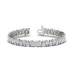 Load image into Gallery viewer, Pear Shaped Tennis Bracelet 21 Carat
