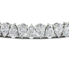 Load image into Gallery viewer, Pear Shaped Tennis Bracelet 21 Carat