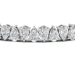 Load image into Gallery viewer, Pear Shaped Tennis Bracelet 21 Carat

