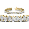 Load image into Gallery viewer, Pear Shaped Tennis Bracelet 21 Carat
