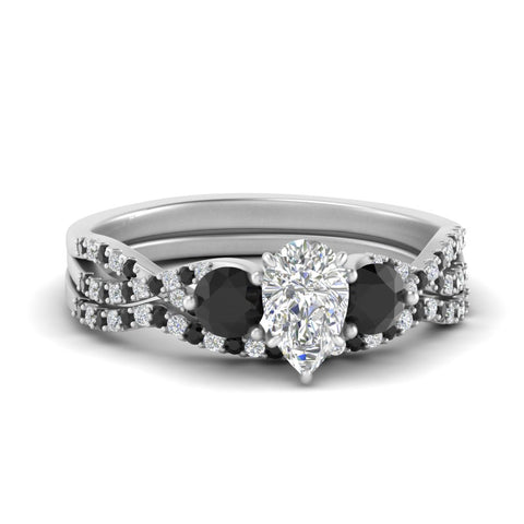 pear-shaped-diamond-twisted-floral-prong-black-diamond-wedding-set-white-gold-FD10257PEGBLACK-NL-WG?v=1756360037