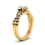 Load image into Gallery viewer, pear-shaped-diamond-twisted-floral-prong-black-diamond-wedding-set-yellow-gold-FD10257PEGBLACK-ANGLE2-NL-YG_ebd6d3b3-bfbf-4a02-a956-618c81fafff5?v=1756360158
