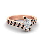 Load image into Gallery viewer, pear-shaped-diamond-wedding-ring-set-with-black-diamond-in-FDENS3007PEGBLACK-NL-RG
