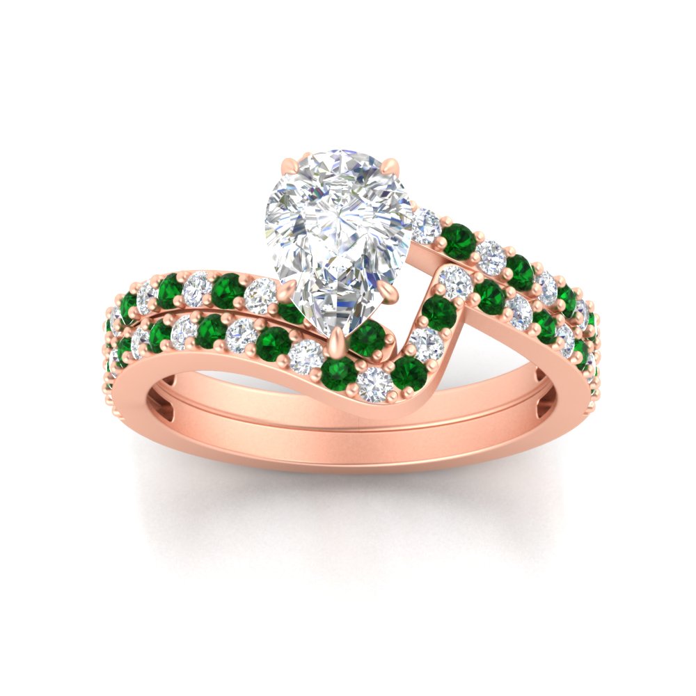 pear-shaped-diamond-wedding-ring-set-with-emerald-in-FDENS3007PEGEMGR-NL-RG