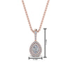 Load image into Gallery viewer, pear-shaped-double-halo-diamond-pendant-in-FDPD86826PE(6.0X4.0MM)-NL-RG-GS