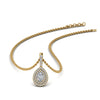 Load image into Gallery viewer, pear-shaped-double-halo-diamond-pendant-in-FDPD86826PE(6.0X4.0MM)-NL-YG-GS