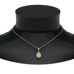 Load image into Gallery viewer, pear-shaped-double-halo-diamond-pendant-in-FDPD86826PE(6.0X4.0MM)-NL-YG-GS
