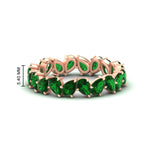 Load image into Gallery viewer, Pear Eternity Wedding Band Zig Zag