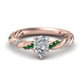 Thumbnail 45 - pear-shaped-emerald-twisted-vine-engagement-ring-in-rose-gold-FD9127PERGEMGR-NL-RG